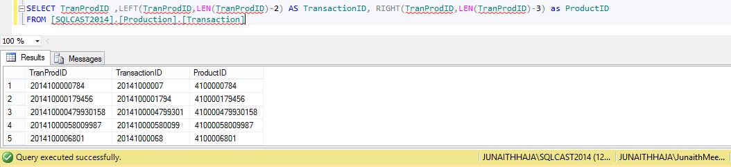 kode legetøj rod Delete last two characters of a Column in SQL Server 2014: - SQLCAST.COM